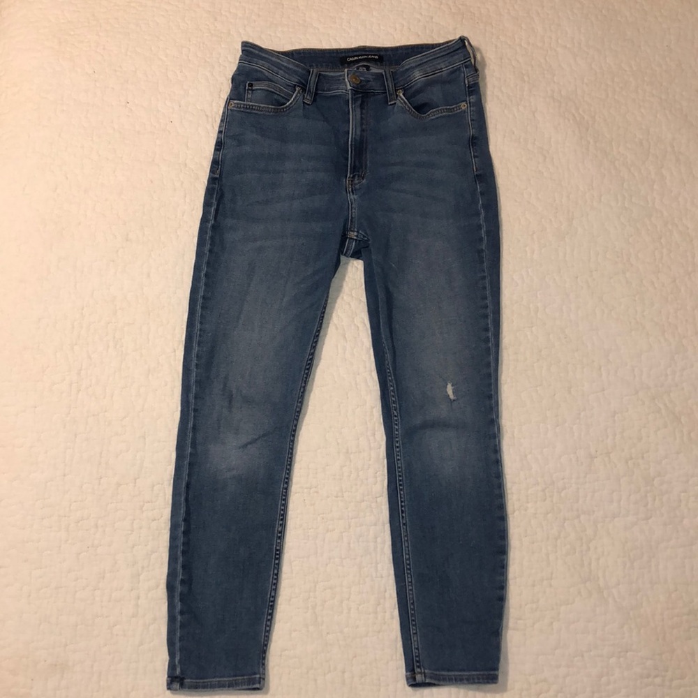 Blue Calvin Klein jeans